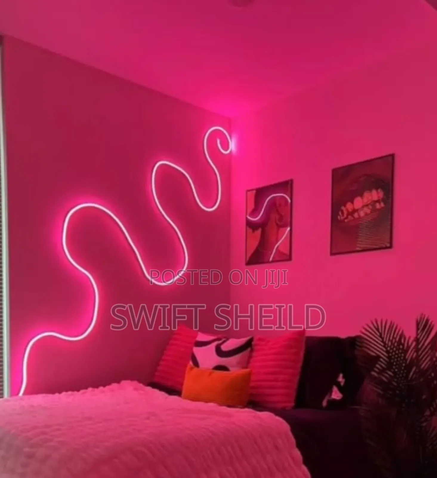 Neon Light Single Colour 5m- Purple, Pink, Warm, Blue, Orange