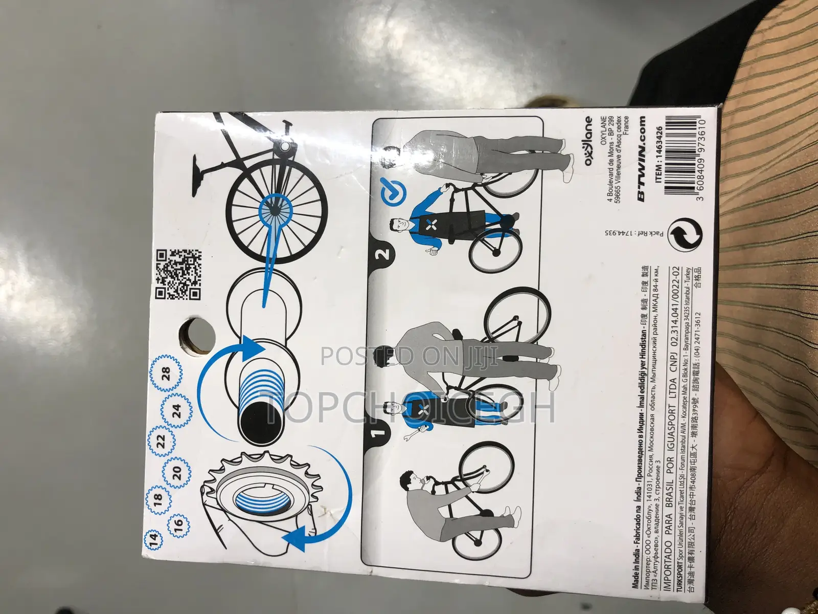 Bike/Bicycle Gearing. Multi-Speed Freewheel
