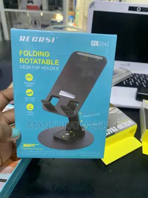 Recrsi Re Z042 Folding Rotatable Desktop Holder 360° Degree Rotation