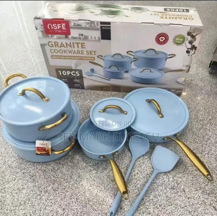 10pcs Osfe Granite Cookware Set
