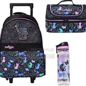 Smiggle Backpack and Trolley With Lunch Box