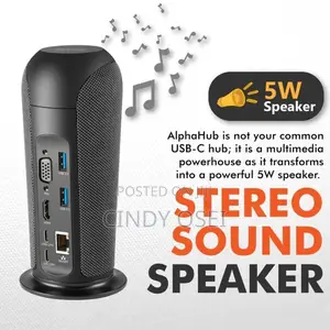 Promate 13-in-1 Usb-C Multimedia Hub With 5w Speaker