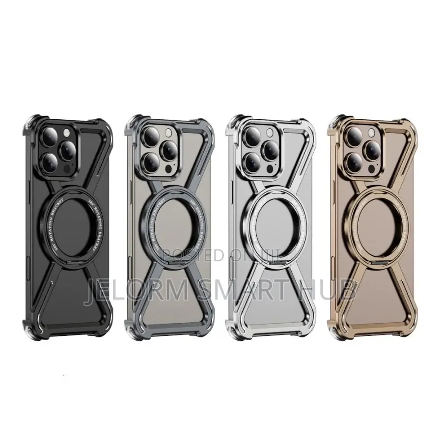 iPhone 16 Pro Max Metal Half Case