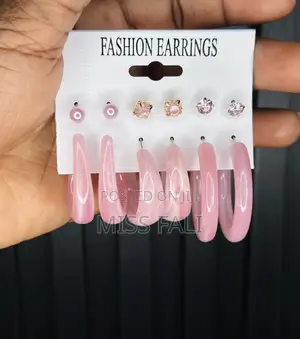 Pink Earring Set. Lovely Set