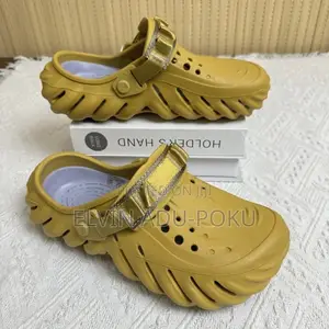 Echo Marbled Crocs Sandals Comes In Different Colors, Swipe >>>