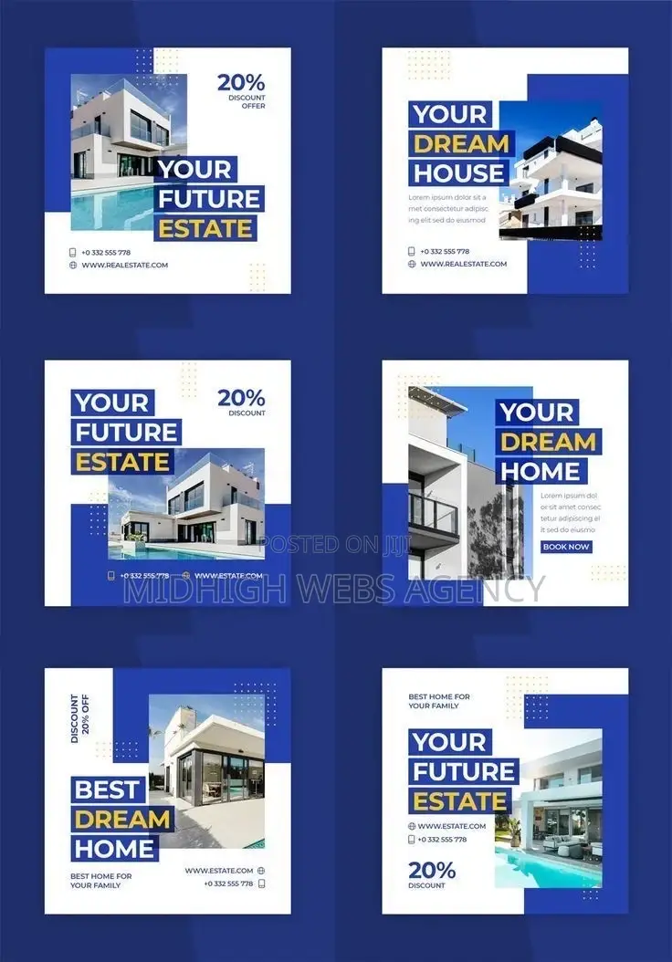 Professional Social Media Post for (Real Estate and Construction)