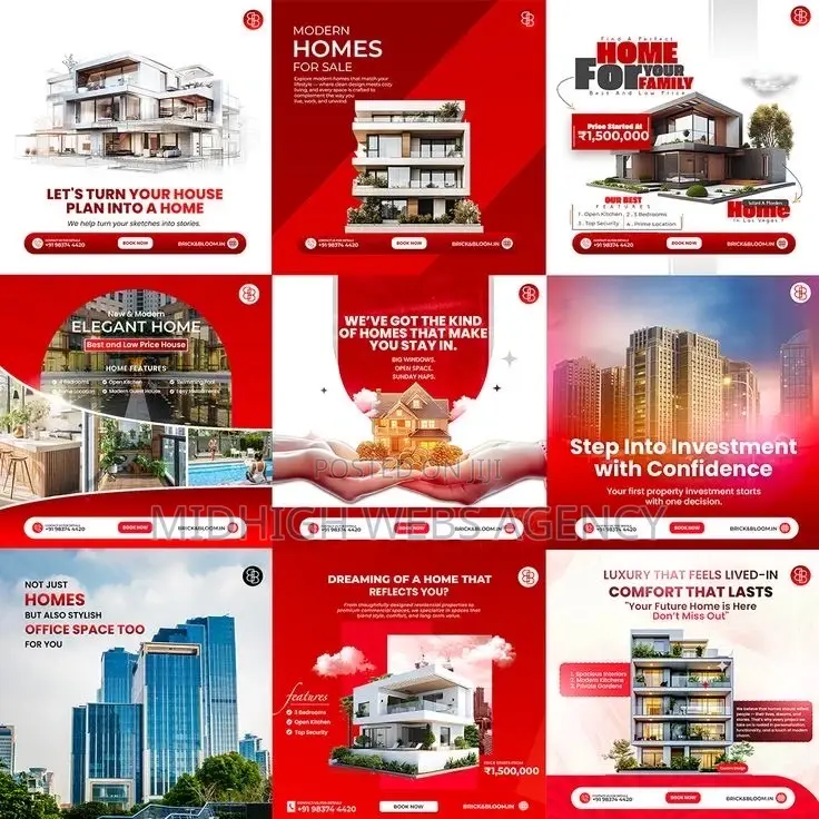 Professional Social Media Post for (Real Estate and Construction)