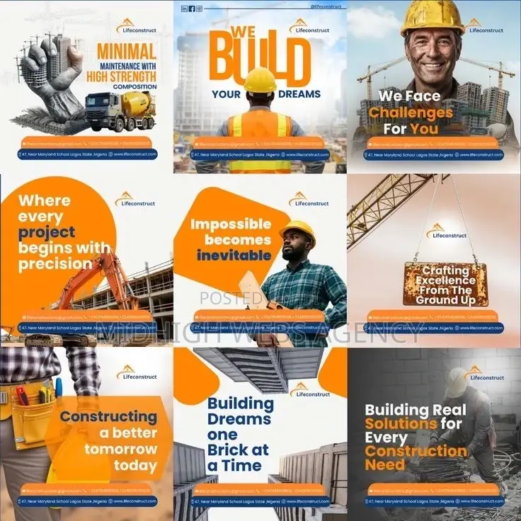 Professional Social Media Post for (Real Estate and Construction)
