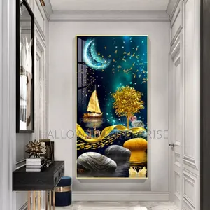 Modern Luxury Print Photo Frame Crystal Porcelain Mural Home Decor