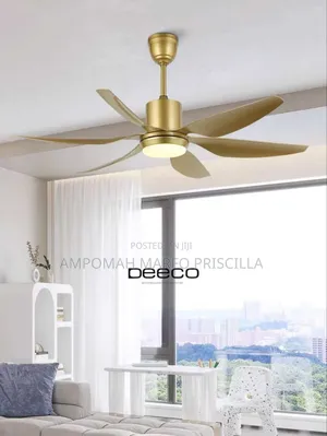 Modernized Wooden Ceiling Fan With Light Remote Control