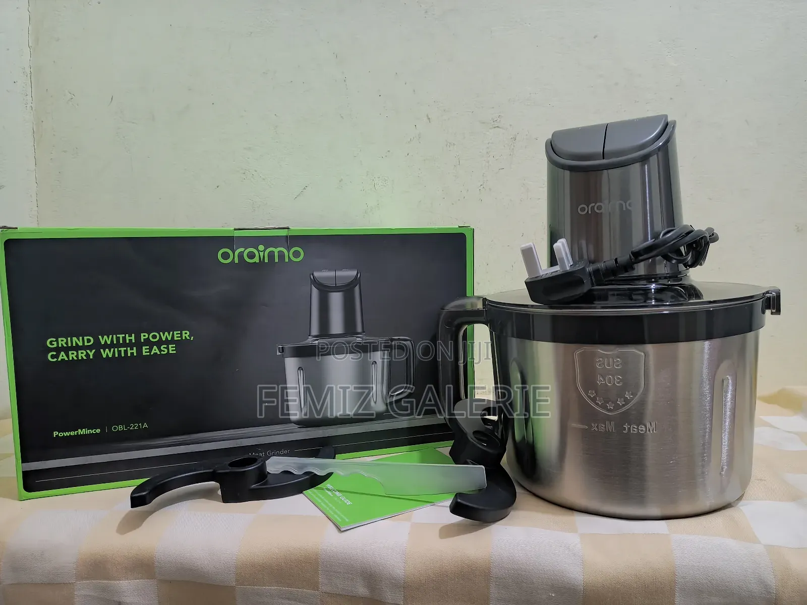 Oraimo Powermince 4l 2-in-1 Powerful Meat Grinder