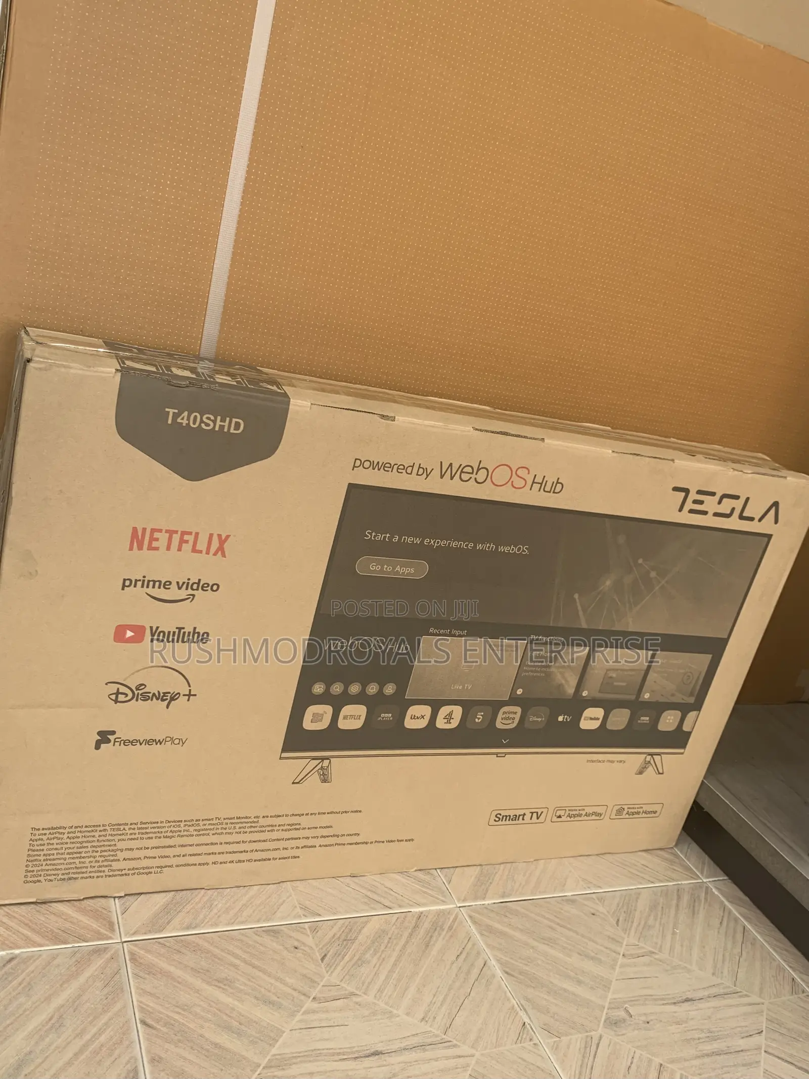 The Tesla 40-Inch: Experience Smarter Home Entertainment.