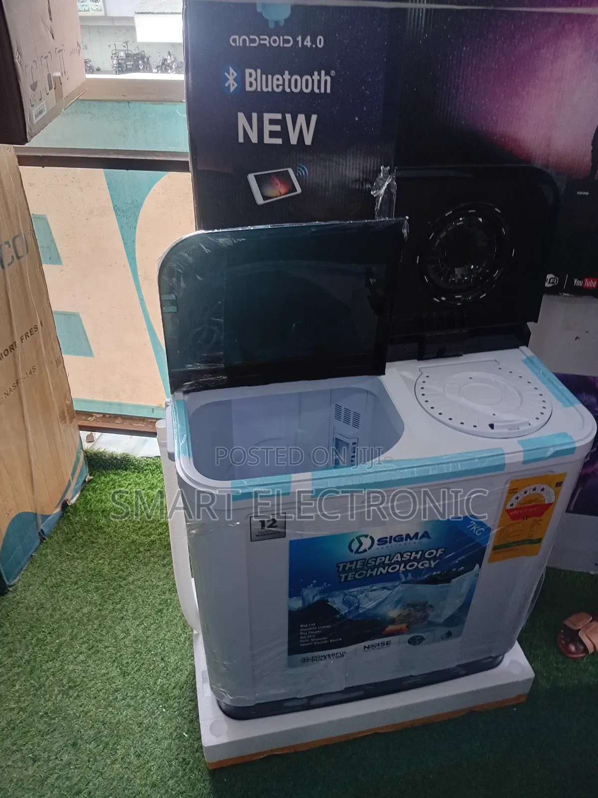 Get Clean Clothes With Sigma 7kg Washing Machine Sigma