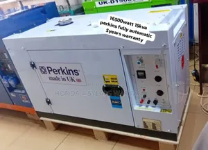 White Perkins 15kva 16500watt Fully Ats Perkins 15kva Diesel
