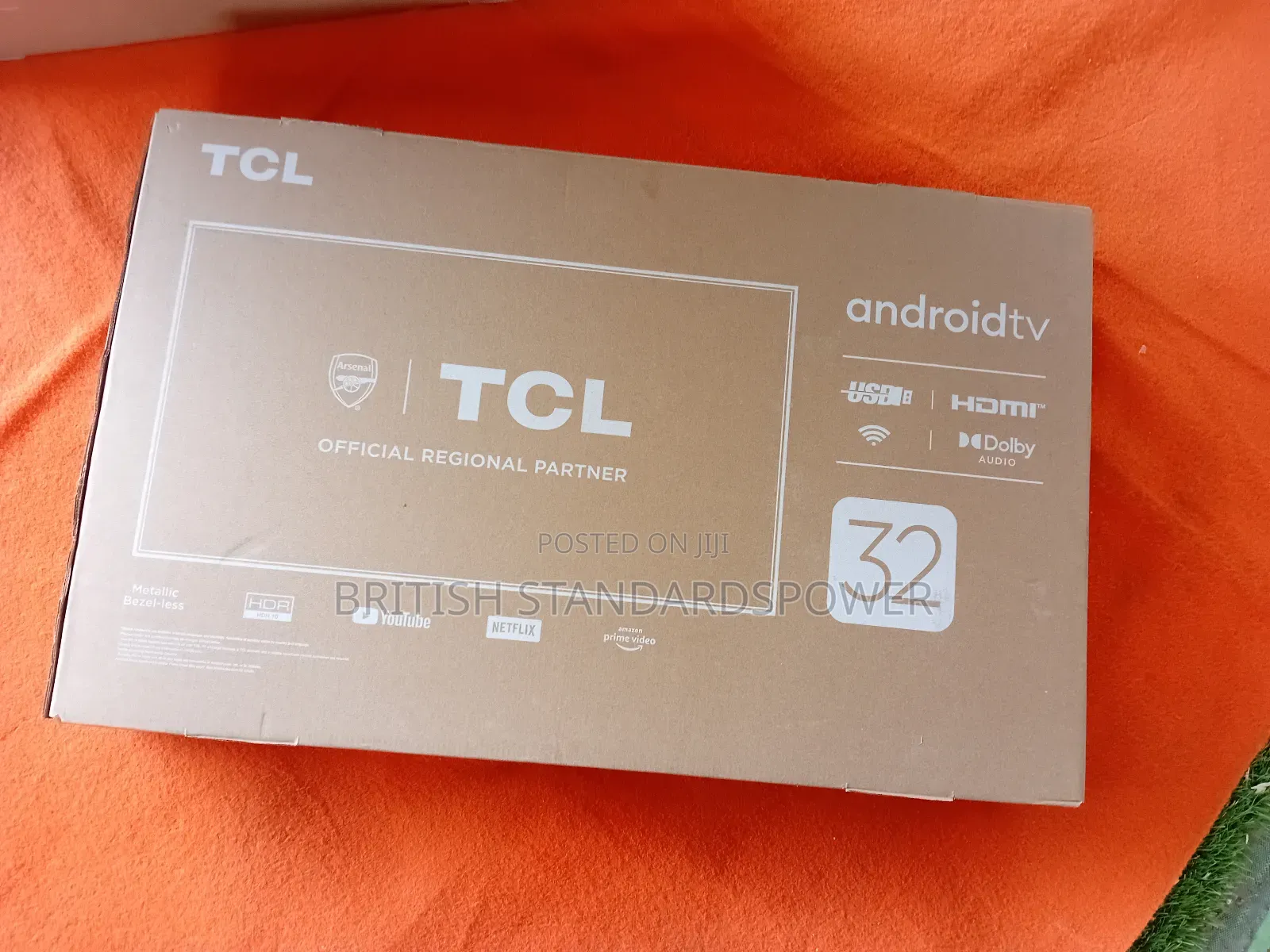 32" Vibrant Colour Display TCL Tv