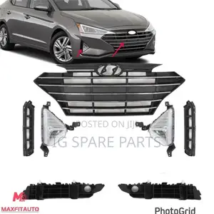 Hyundai Elantra 2019-2020 Grille, Fog Light, Foglamp Mould Bracket