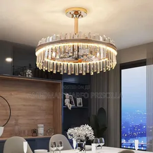 Chandelier Ceiling Light With Inbuilt Fan