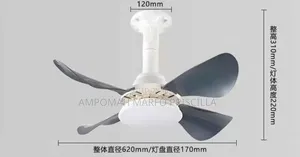 Lamp Holder Ceiling Light With Fan