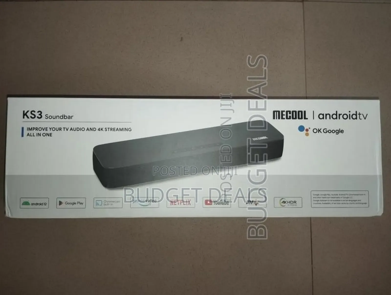 Google Certified Soundbar With Android Tv Box(For Streaming)