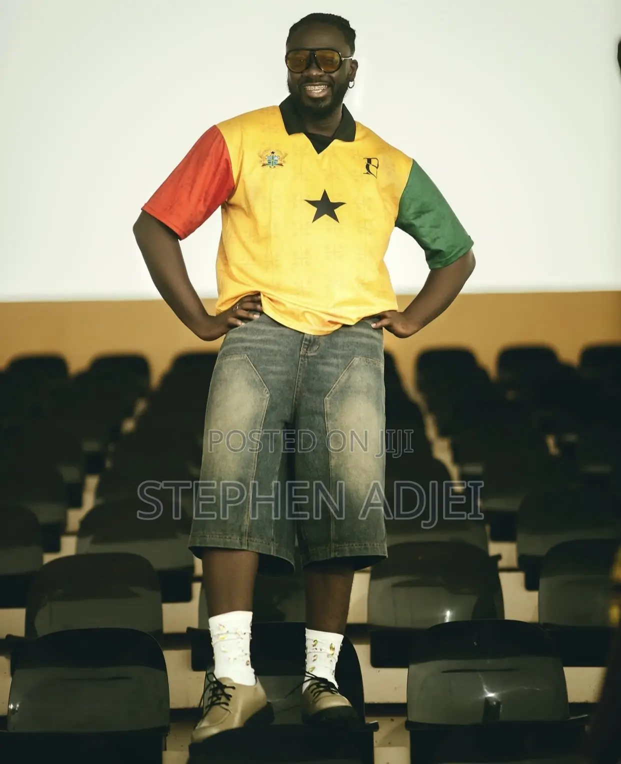 Authentic Retro Ghana Jersey