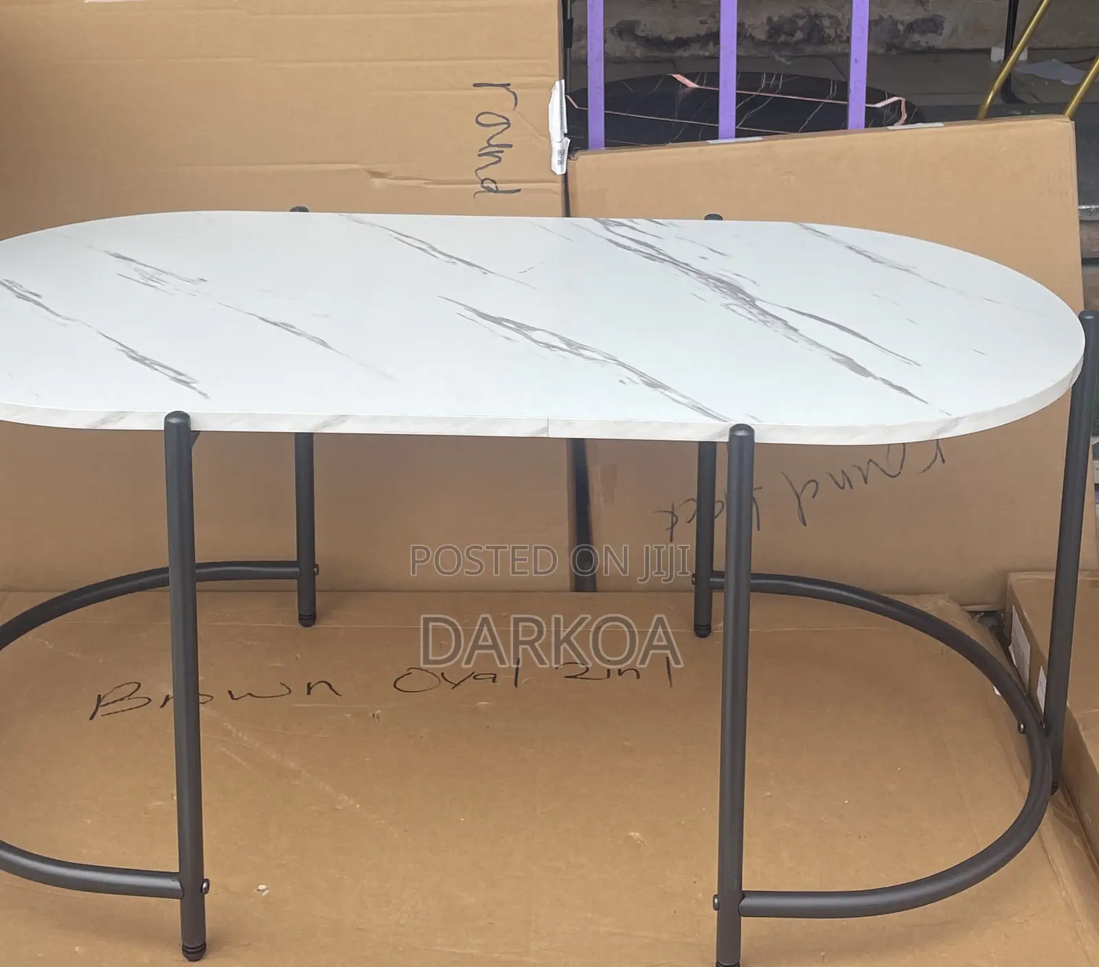 100cm Oval Center Table in Accra Metropolitan - Furniture, Nana Darkoa ...
