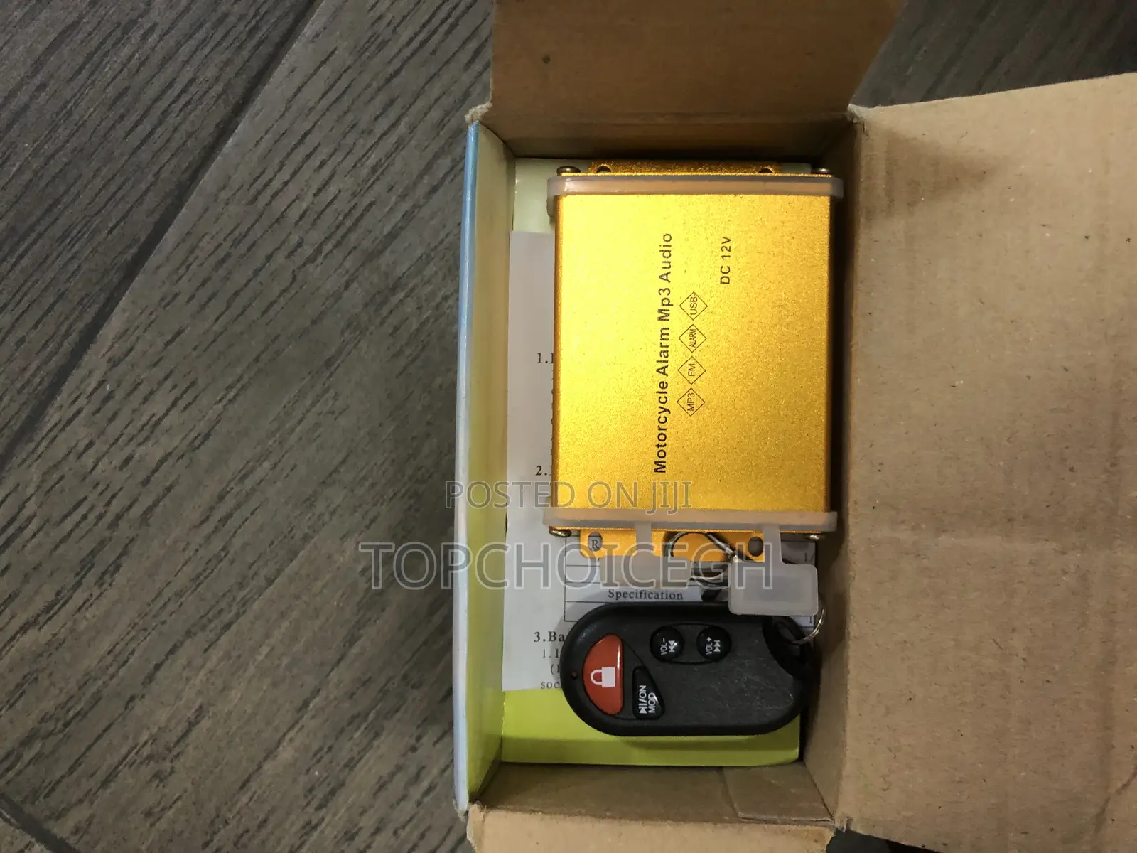 Anti-Theft Motorcycle Alarm + Mp3 System — Ride Safe, Ride Loud