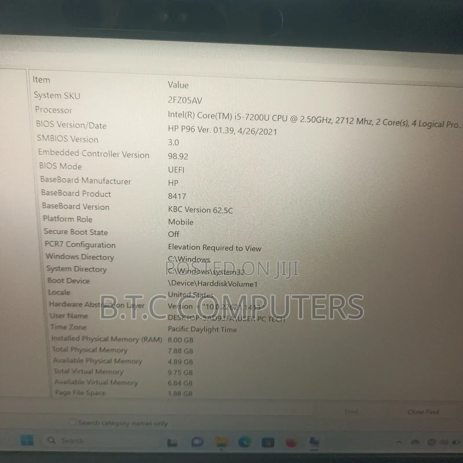 Laptop HP EliteBook 1040 G4 8GB Intel Core I5 SSD 256GB