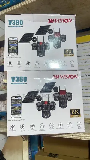 3 Lens Solar Camera 4g V380 3m Vision