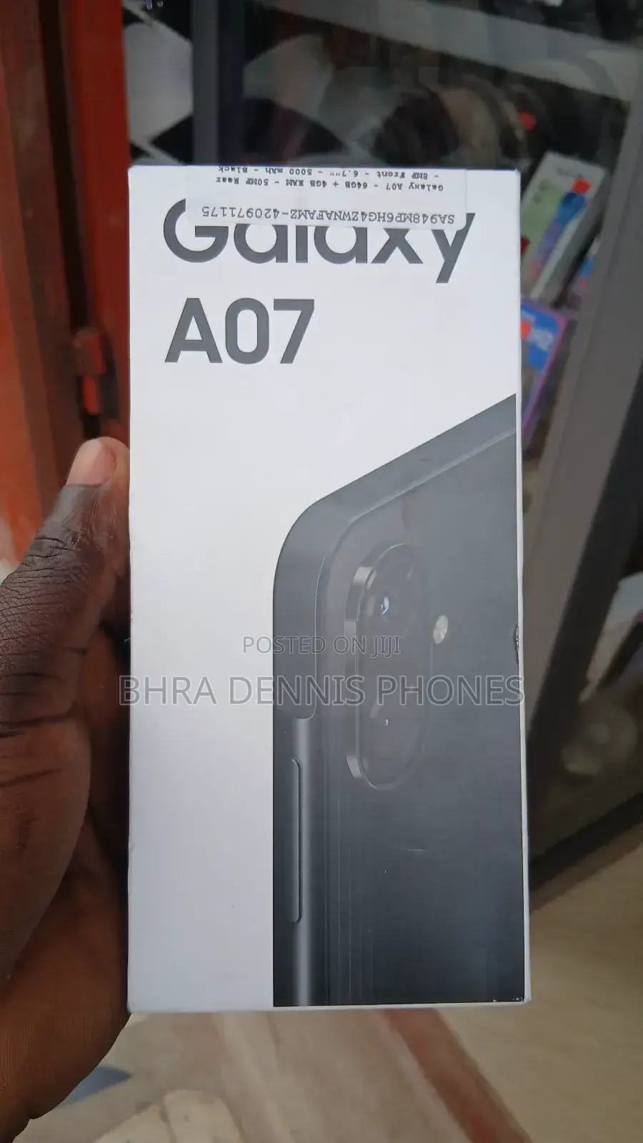 New Samsung Galaxy A07 4G 64 GB Black