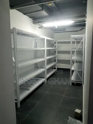 Warehouse Rack Capacity - 300 Kg Layer - White Color