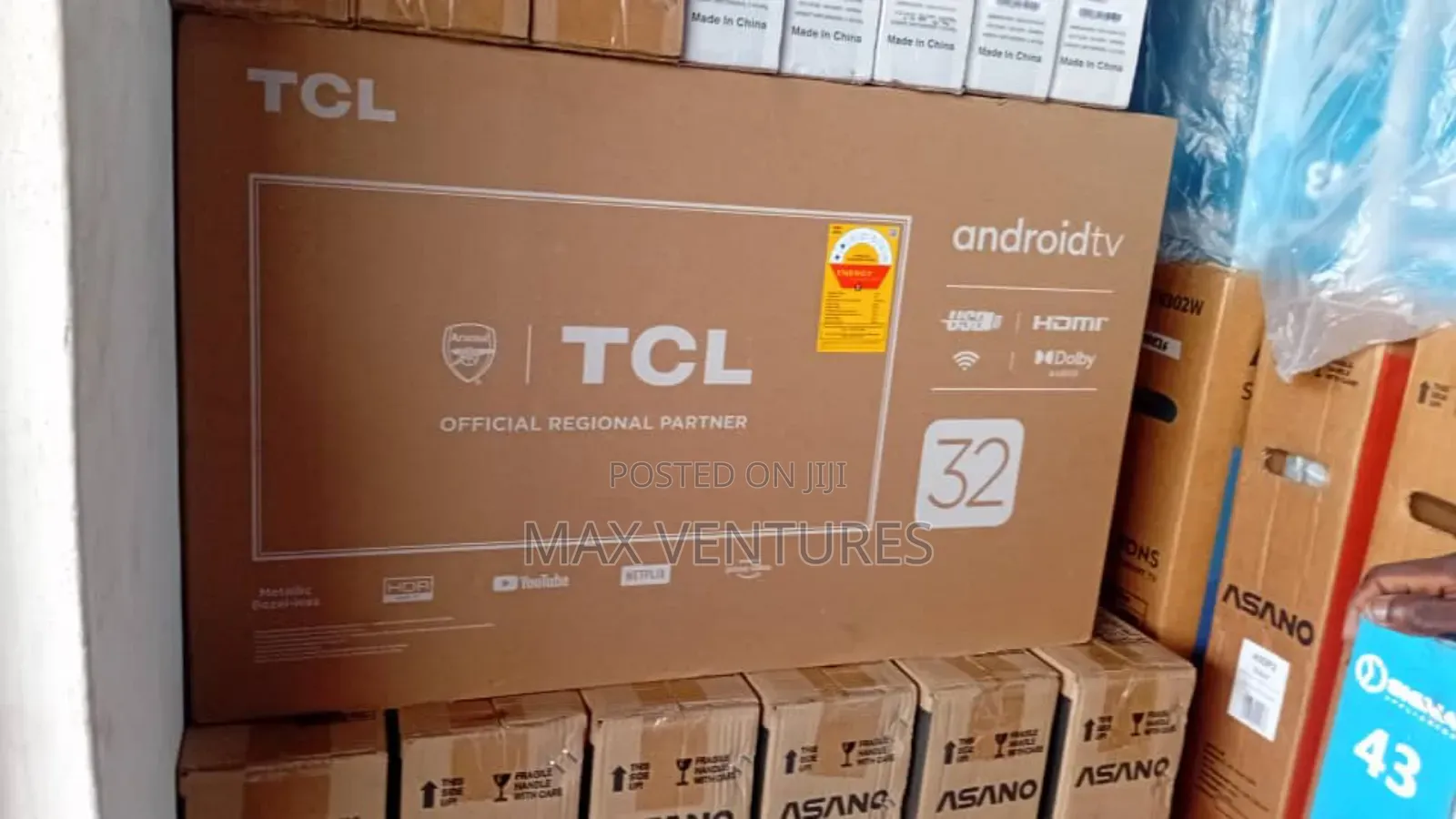 TCL Smart 32 Android Digital Satellite Frameless Tv 32 Tv TCL Sharp