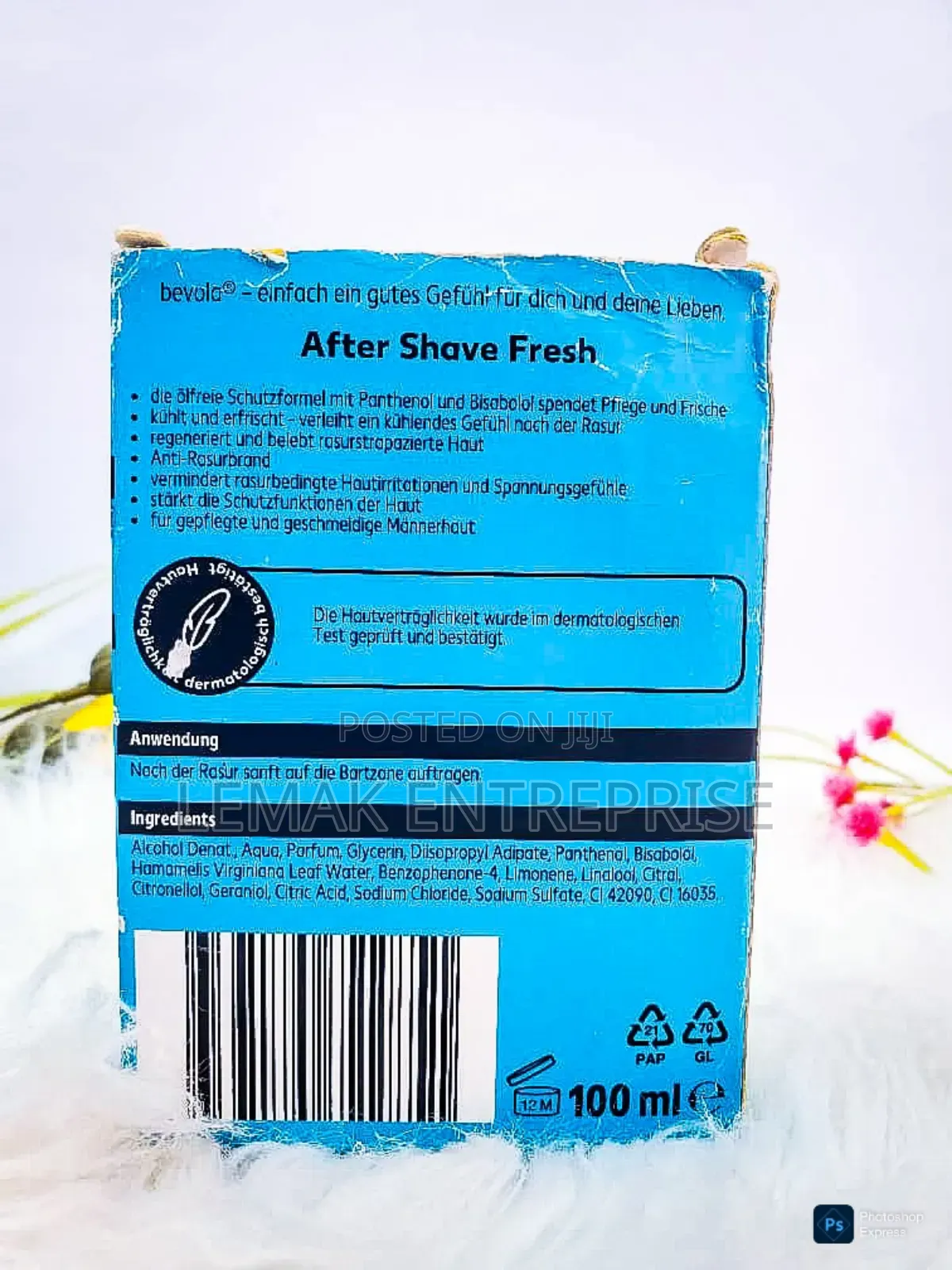Bevola Men After Shave Go Fresh