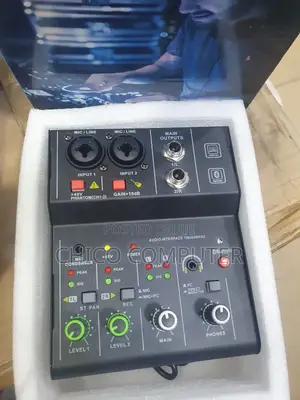 2 Channels Audio Mixer