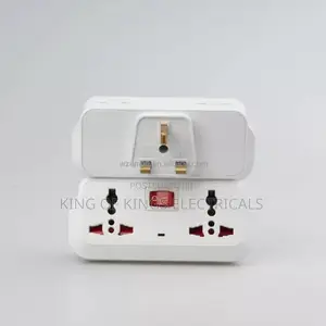 Universal Multi-plug Adapter With Power Switch – Dual Socket Extension
