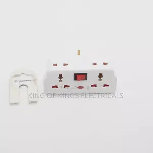 Universal Multi-plug Adapter With Power Switch – Dual Socket Extension