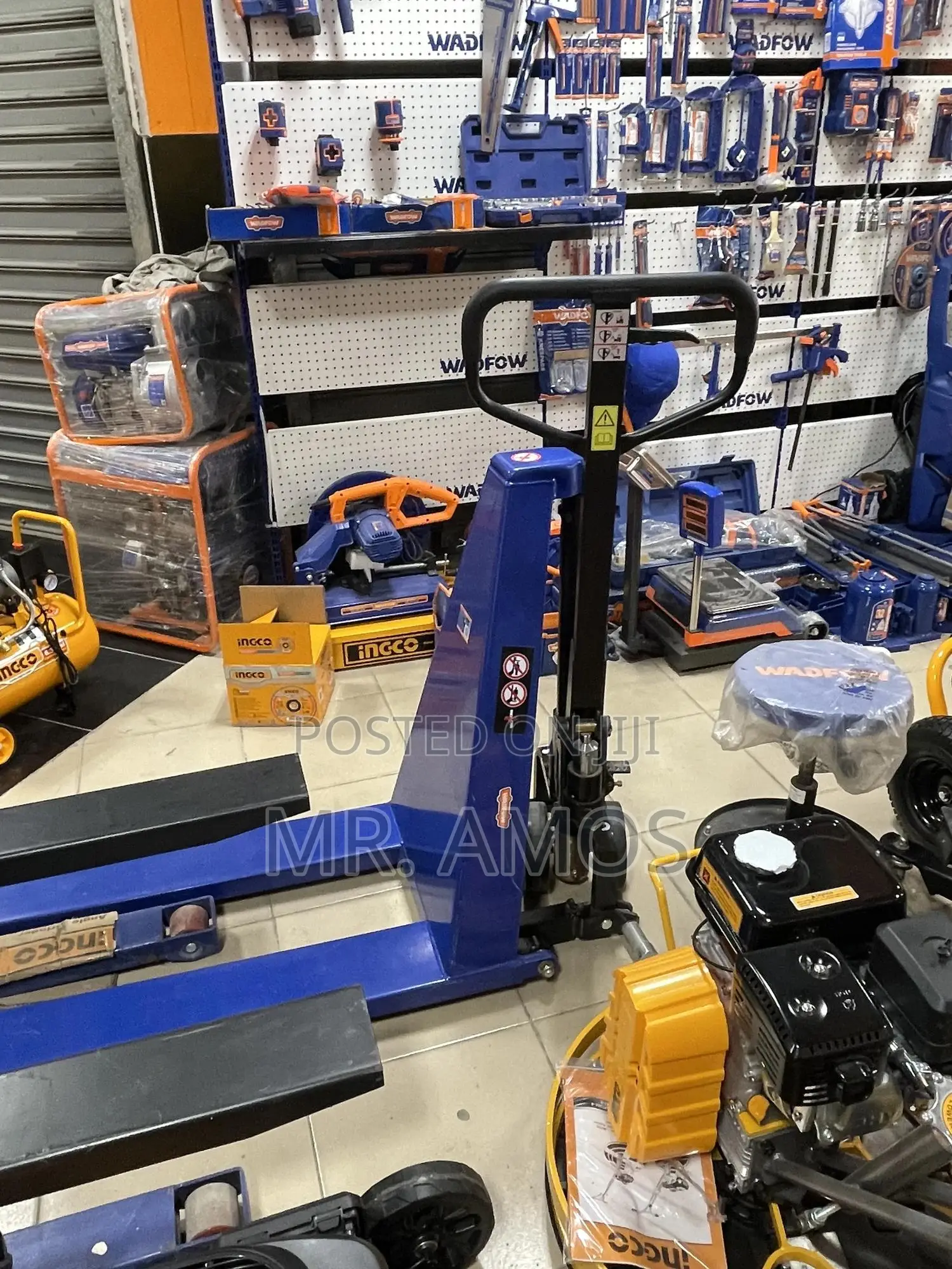 1ton(1000kg) Scissor Lift Pallet Jack/Truck for Warehouses - Wnh5r10