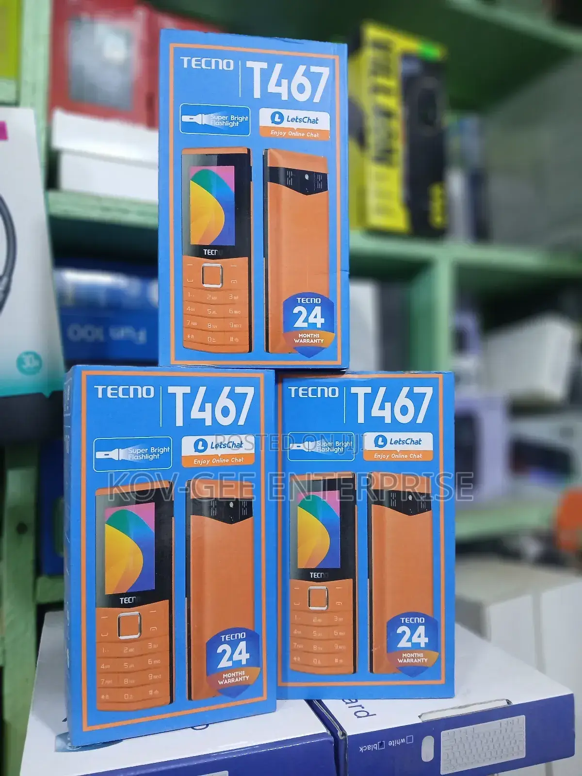 New Tecno T466 Gold