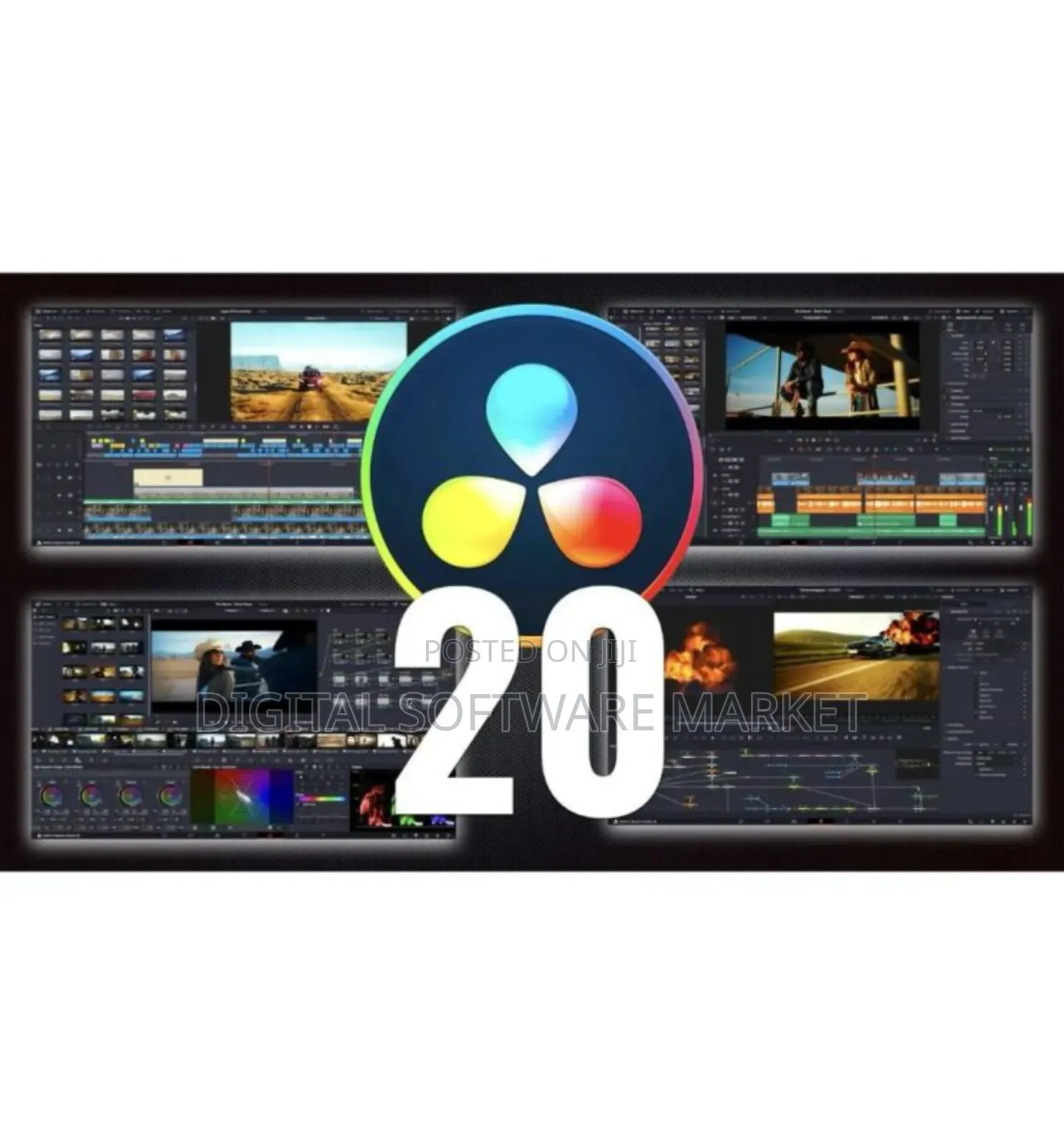Windows Blackmagic Davinci Resolve Studio V20.2 for Windows or Mac