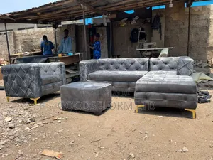Couch L Shape Plus Single Sofa