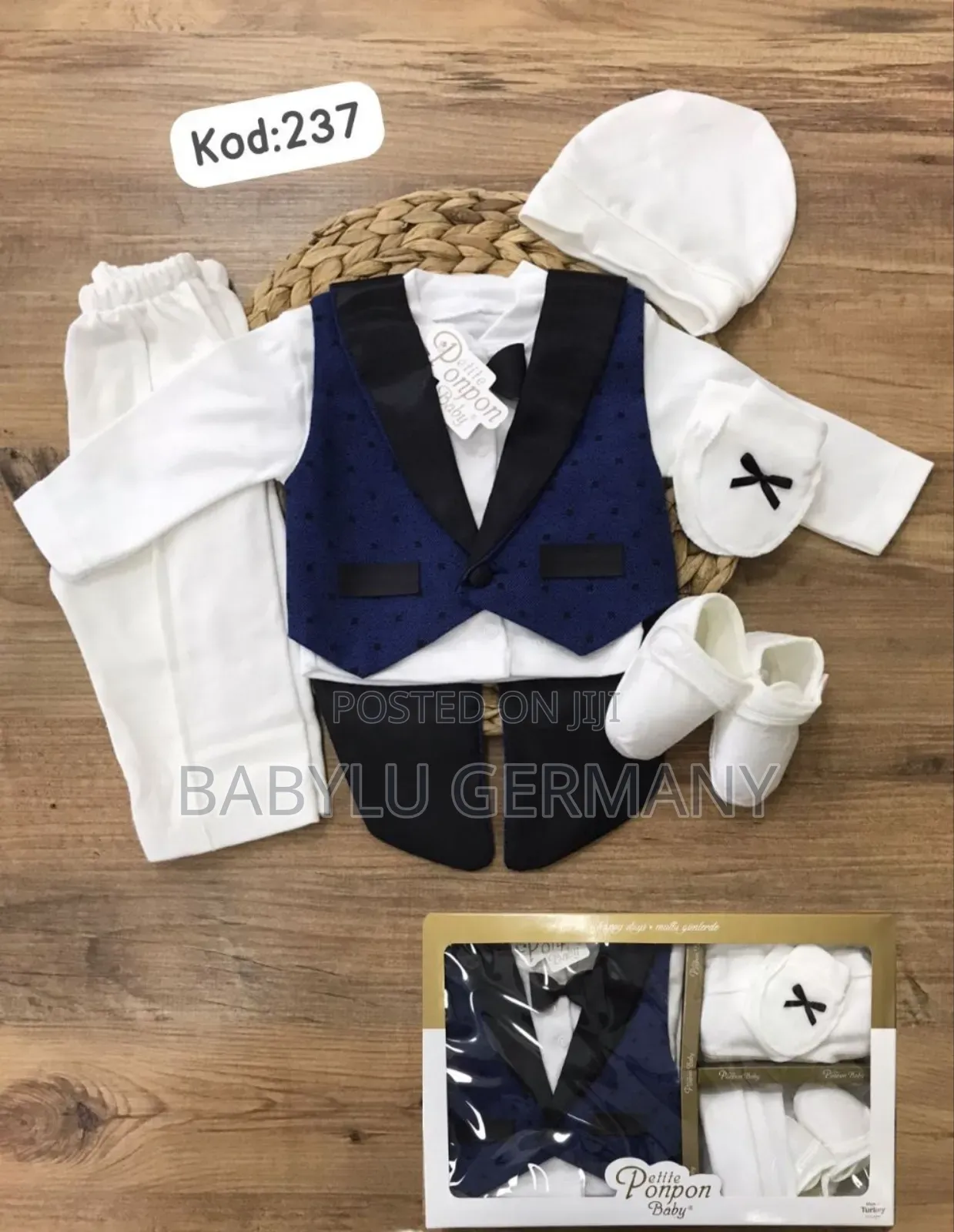 Baby Boy Christening, Baptism and Naming Suit Gift Set