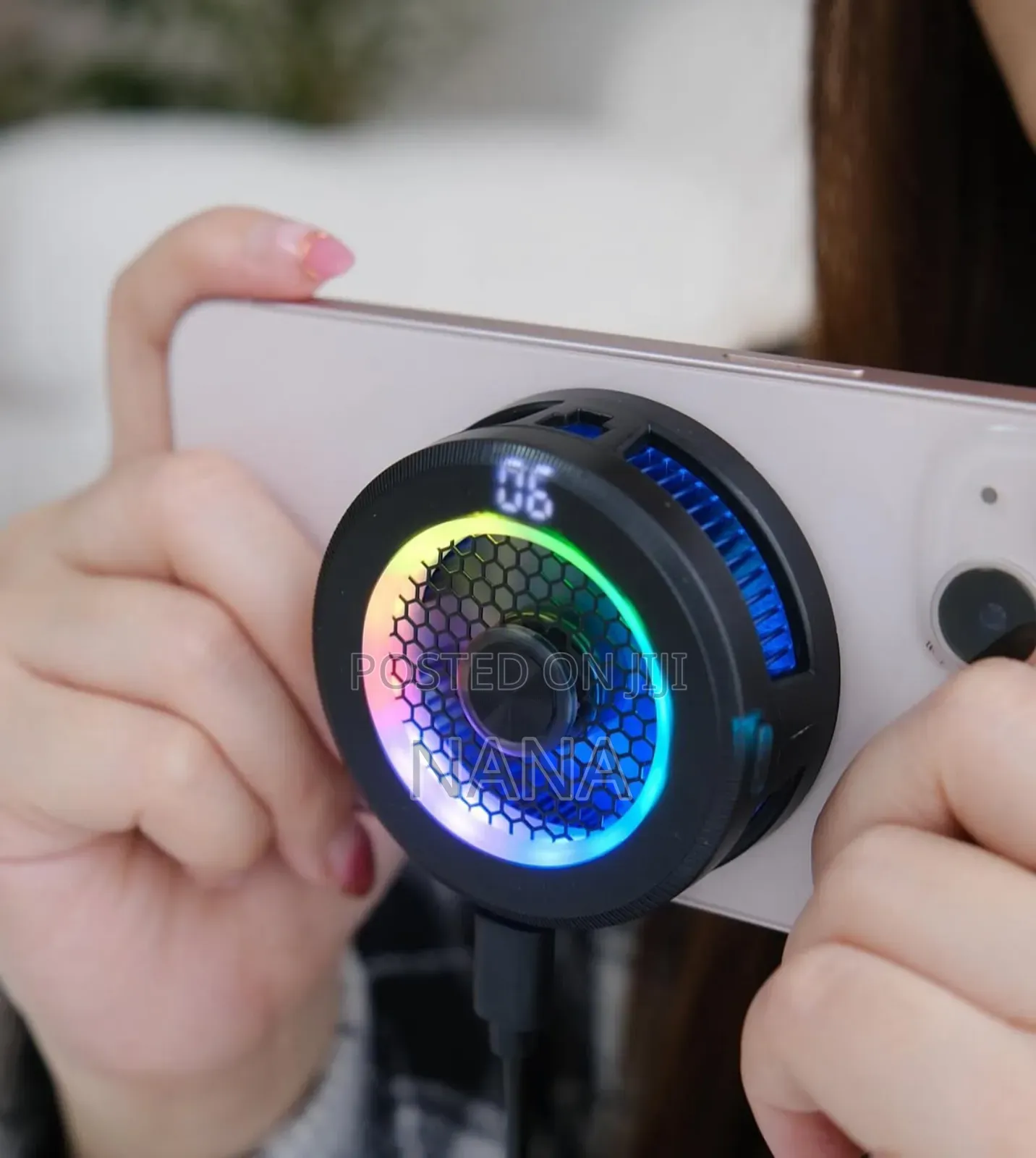Magnetic Phone Cooler With Plate And Clipper