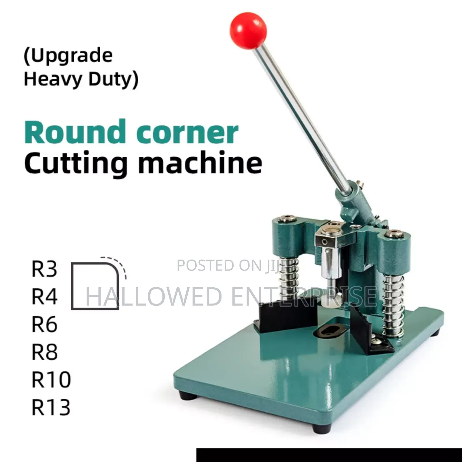 Heavy Duty Manual Round Corner Cutting Machine