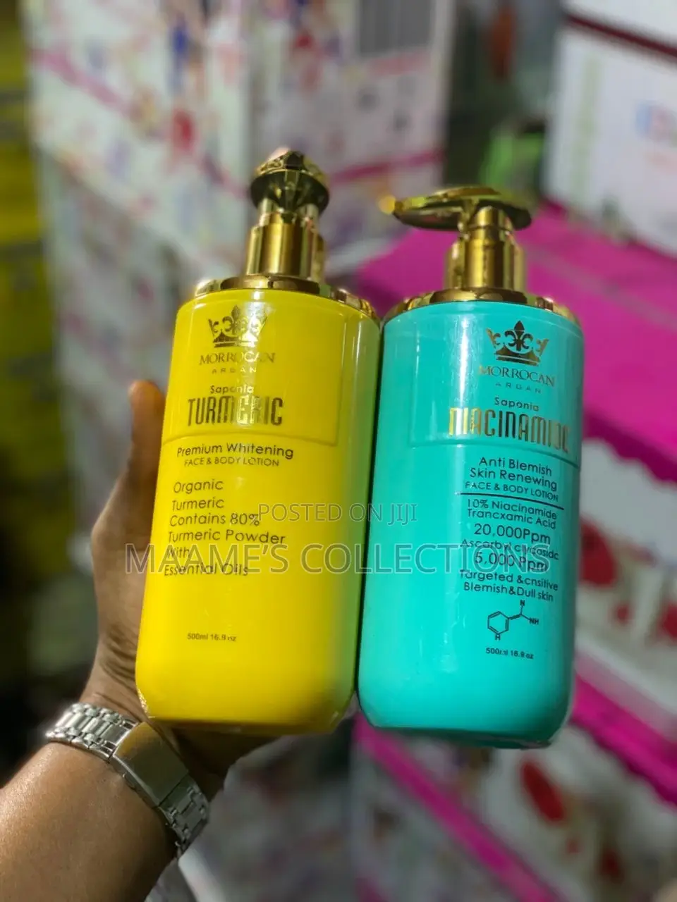 Morrocan Argan Saponia Face Body Lotion