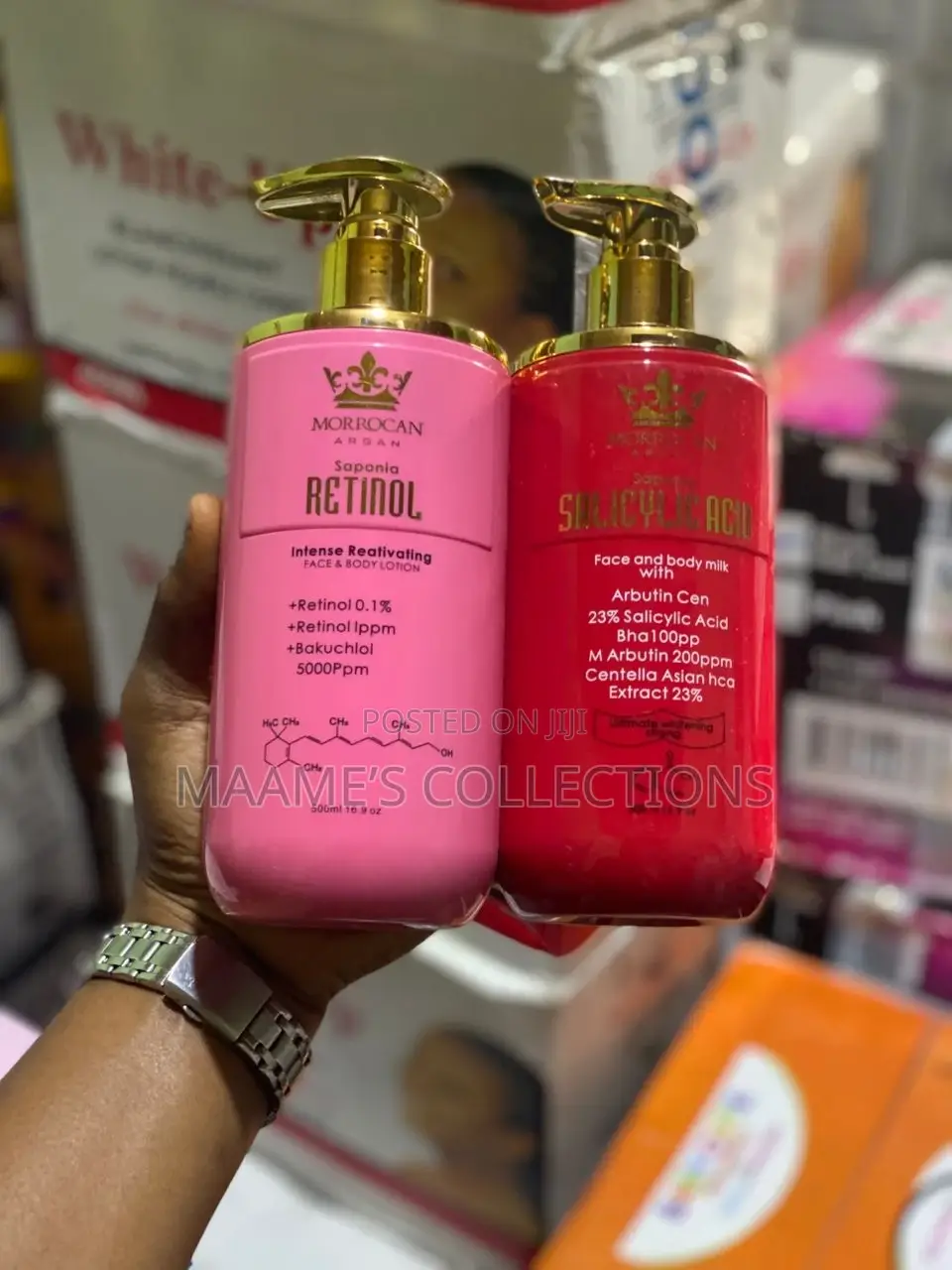 Morrocan Argan Saponia Face Body Lotion