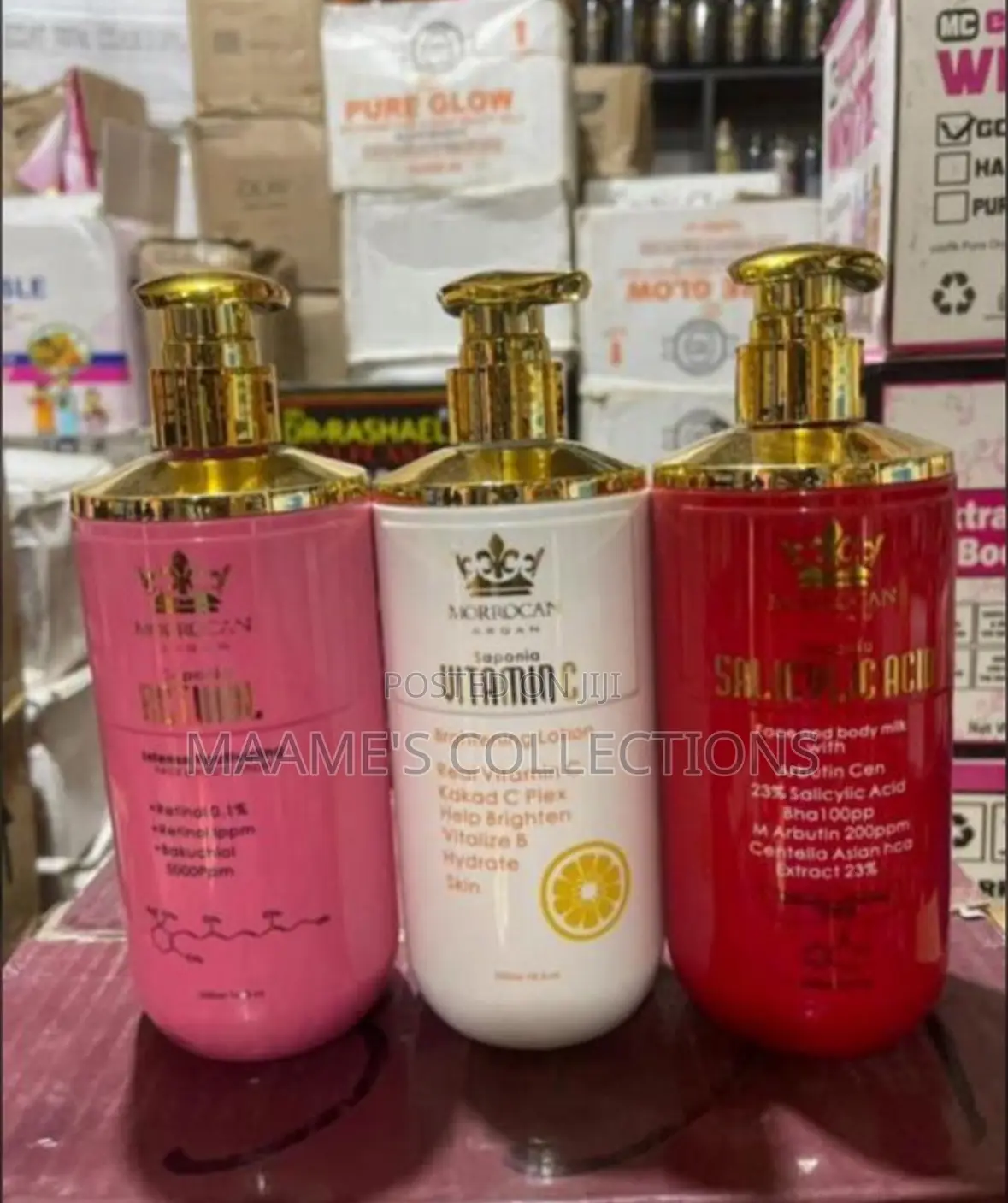 Morrocan Argan Saponia Face Body Lotion