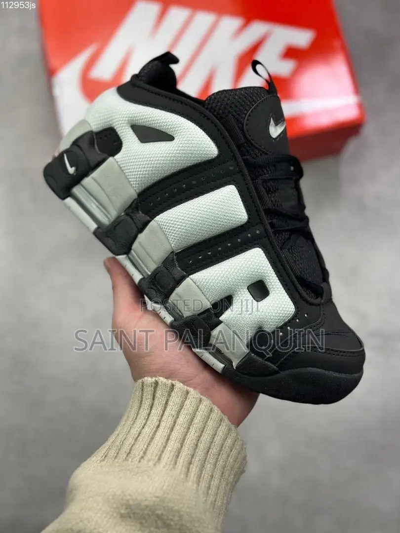 Black And White Nike Uptempo