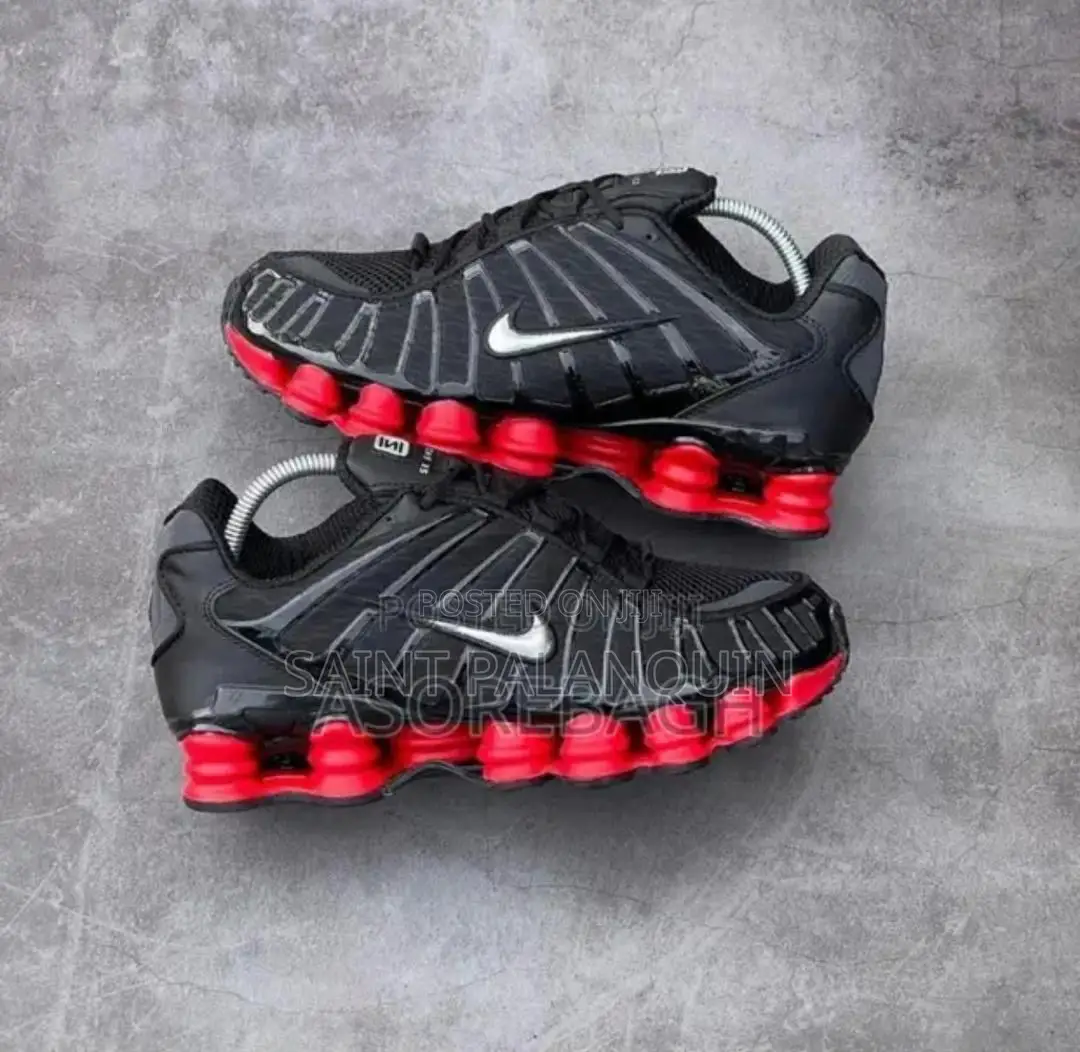 Nike Shox Black And Red