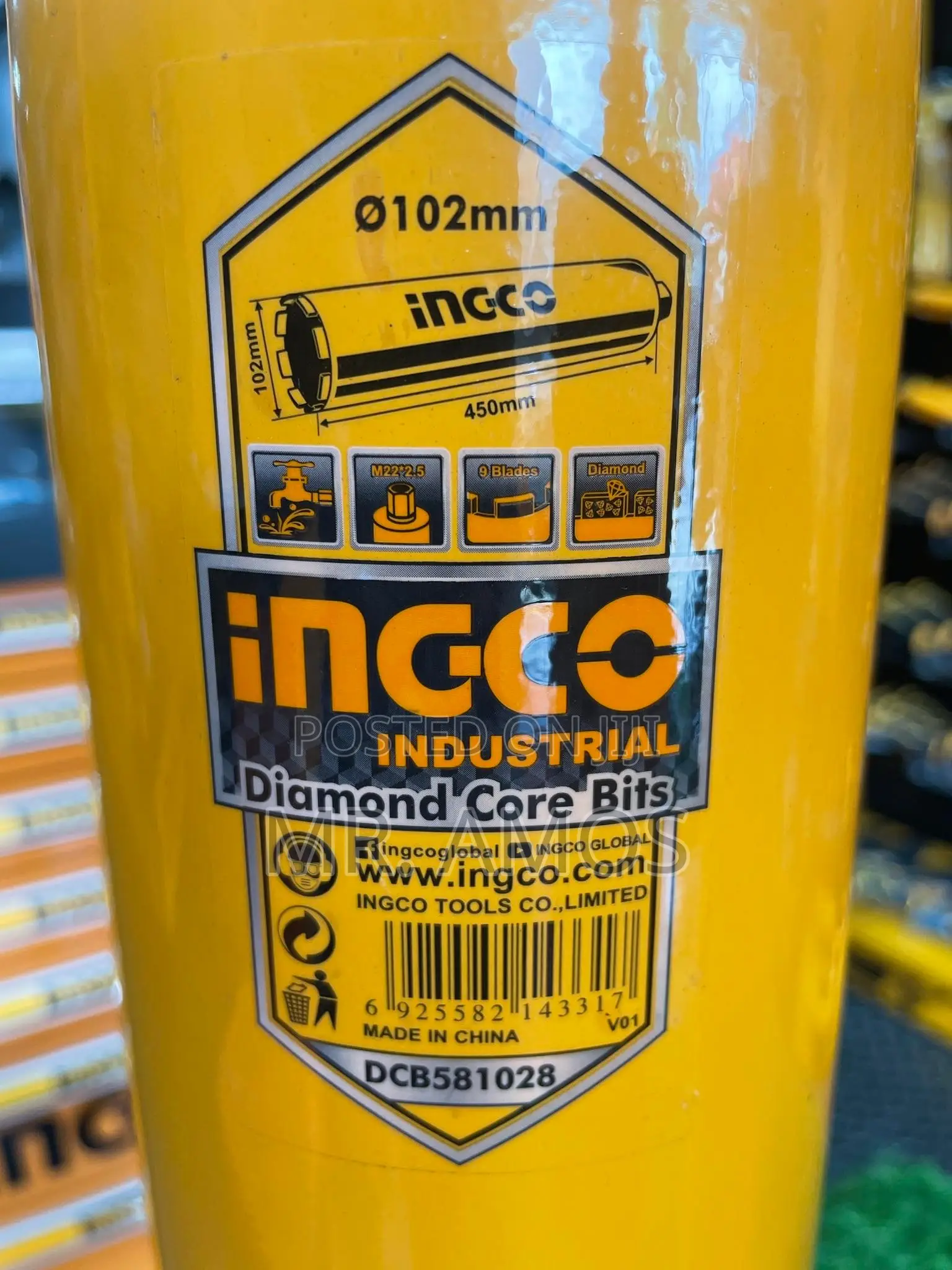 4 Inches Wet Diamond Core Bit - Dcb581028