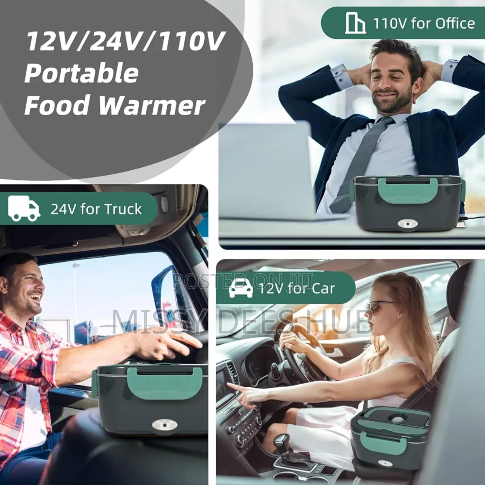 Electric Lunchbox Set With Car Charger