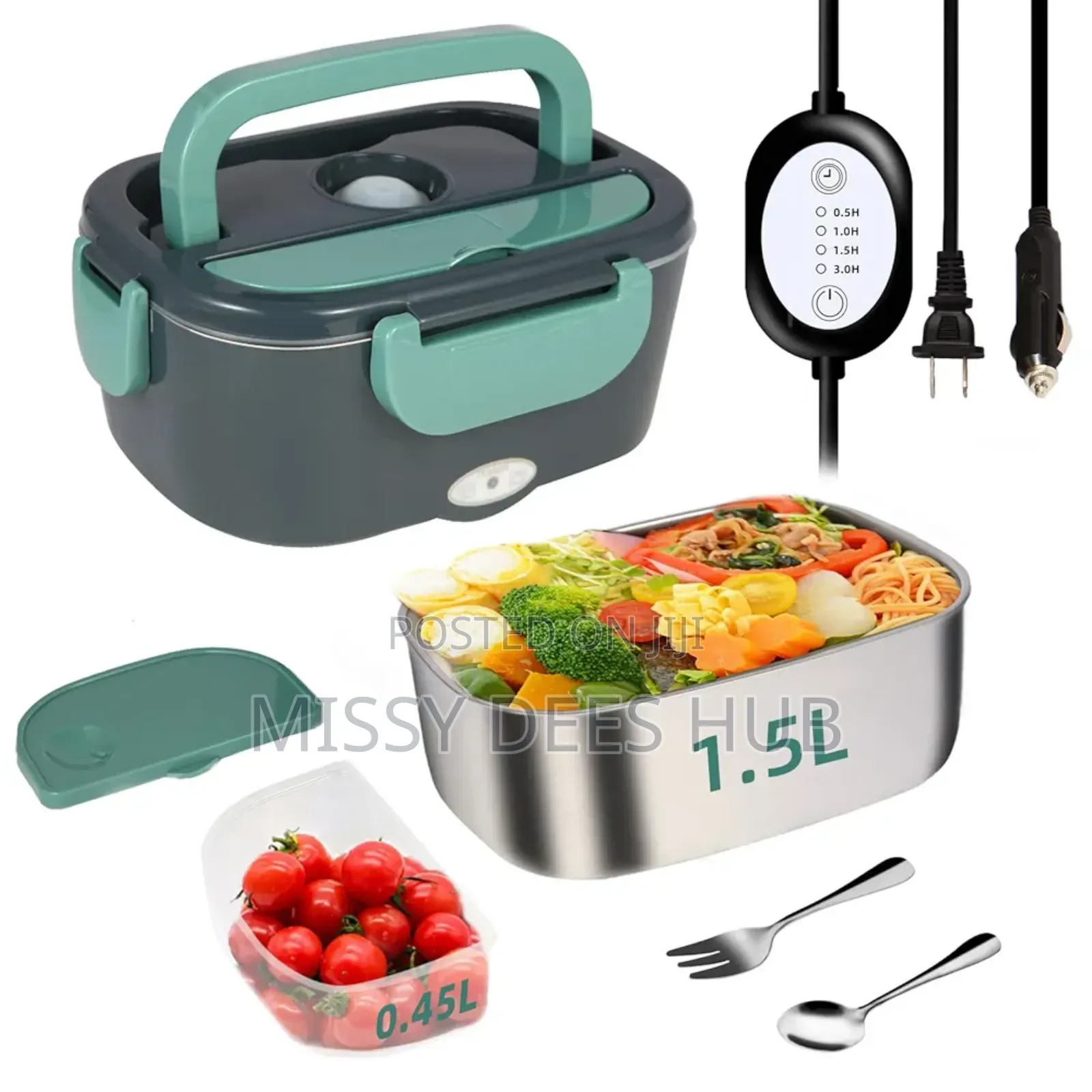 Electric Lunchbox Set With Car Charger